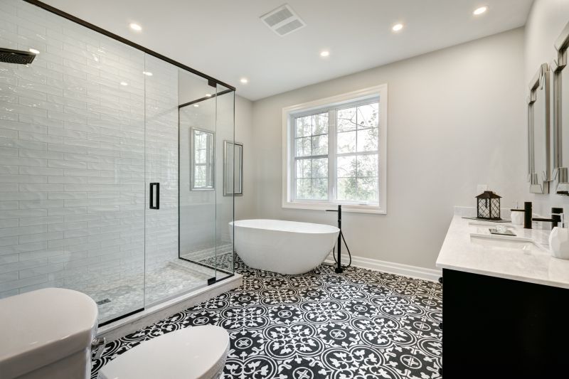 Open Concept Bathroom with Walk-in Shower